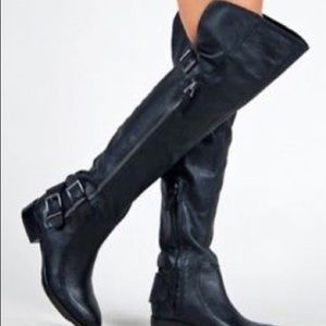 Sam Edelman Over The Knee Boots, Size 8.5, Leather